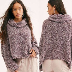 Free People NWT Bittersweet Cropped Cowl Neck Sweater